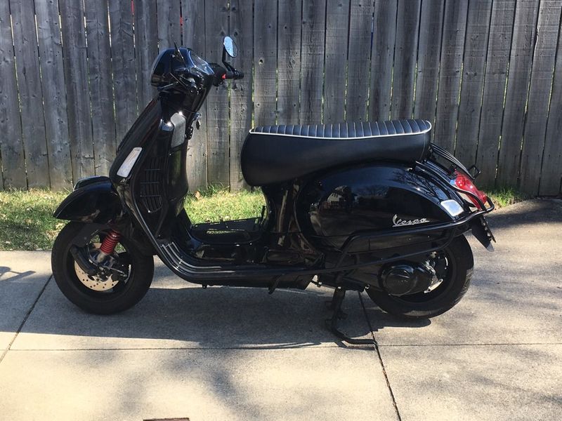Modern Vespa : One Day it's Fine, the Next its Black