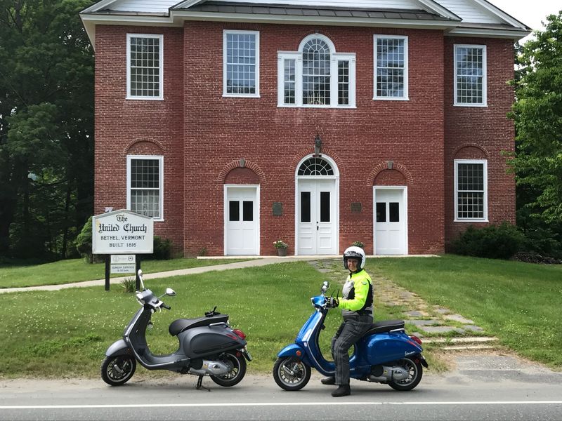 Modern Vespa First Long Ride Pic