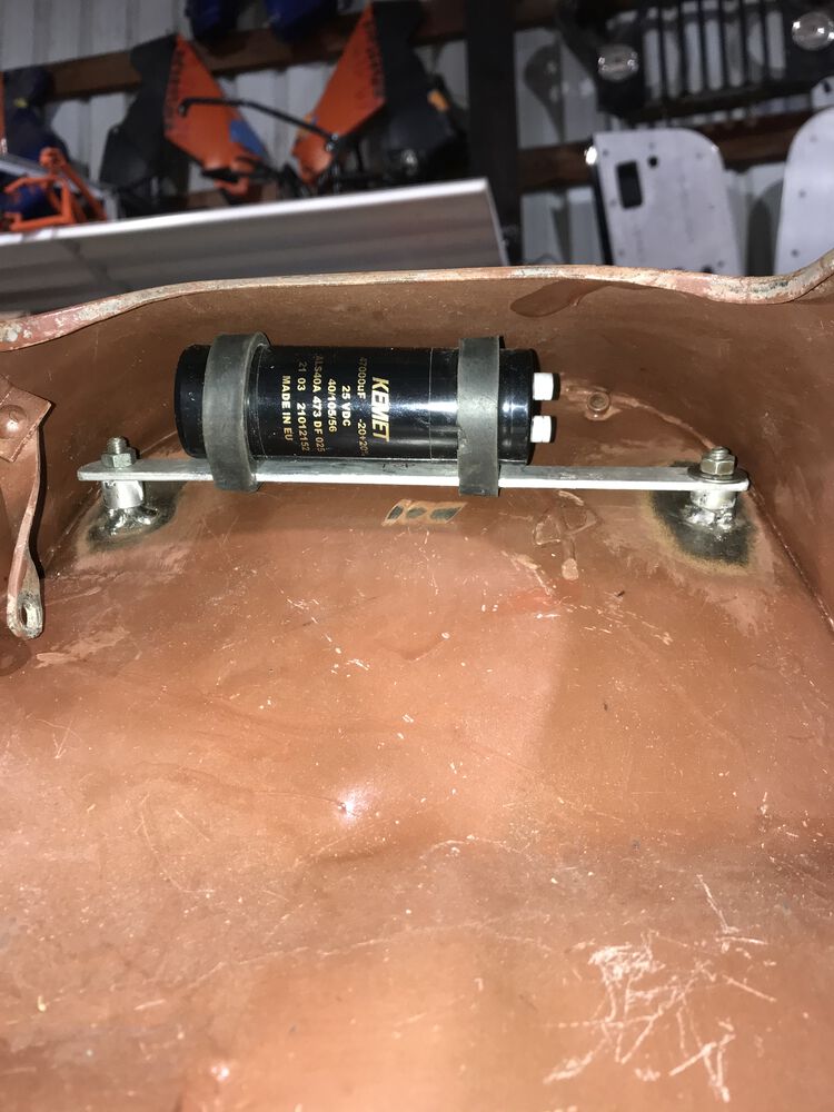 final positioning of the condenser