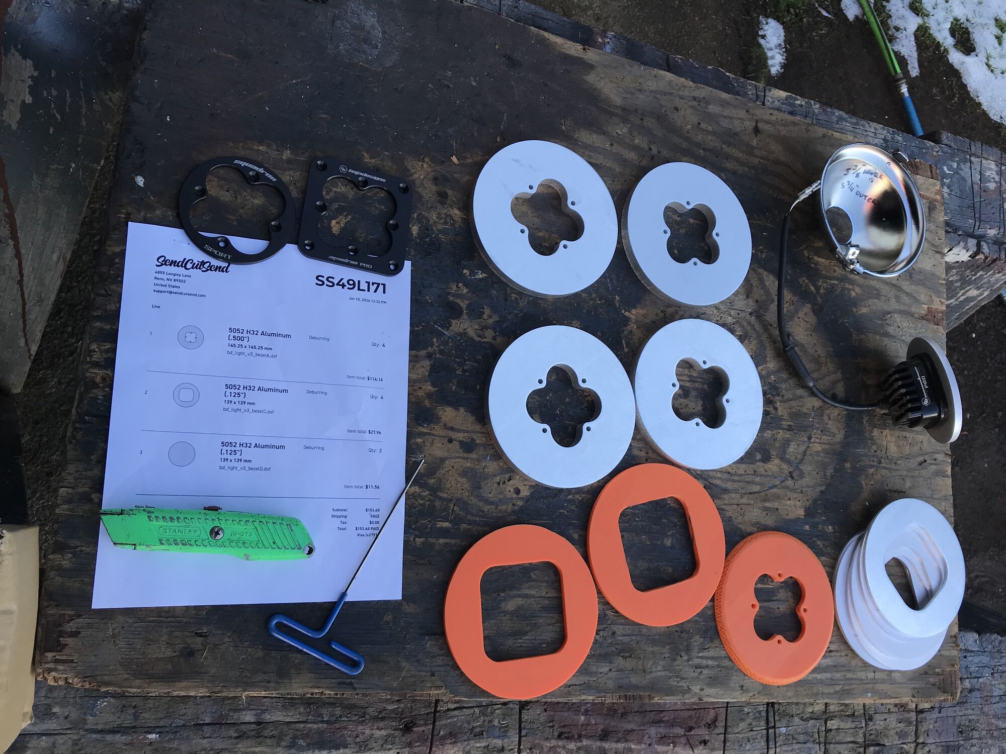 nevermind the round aluminum bezels that have no cutouts. They are for a different project altogether.