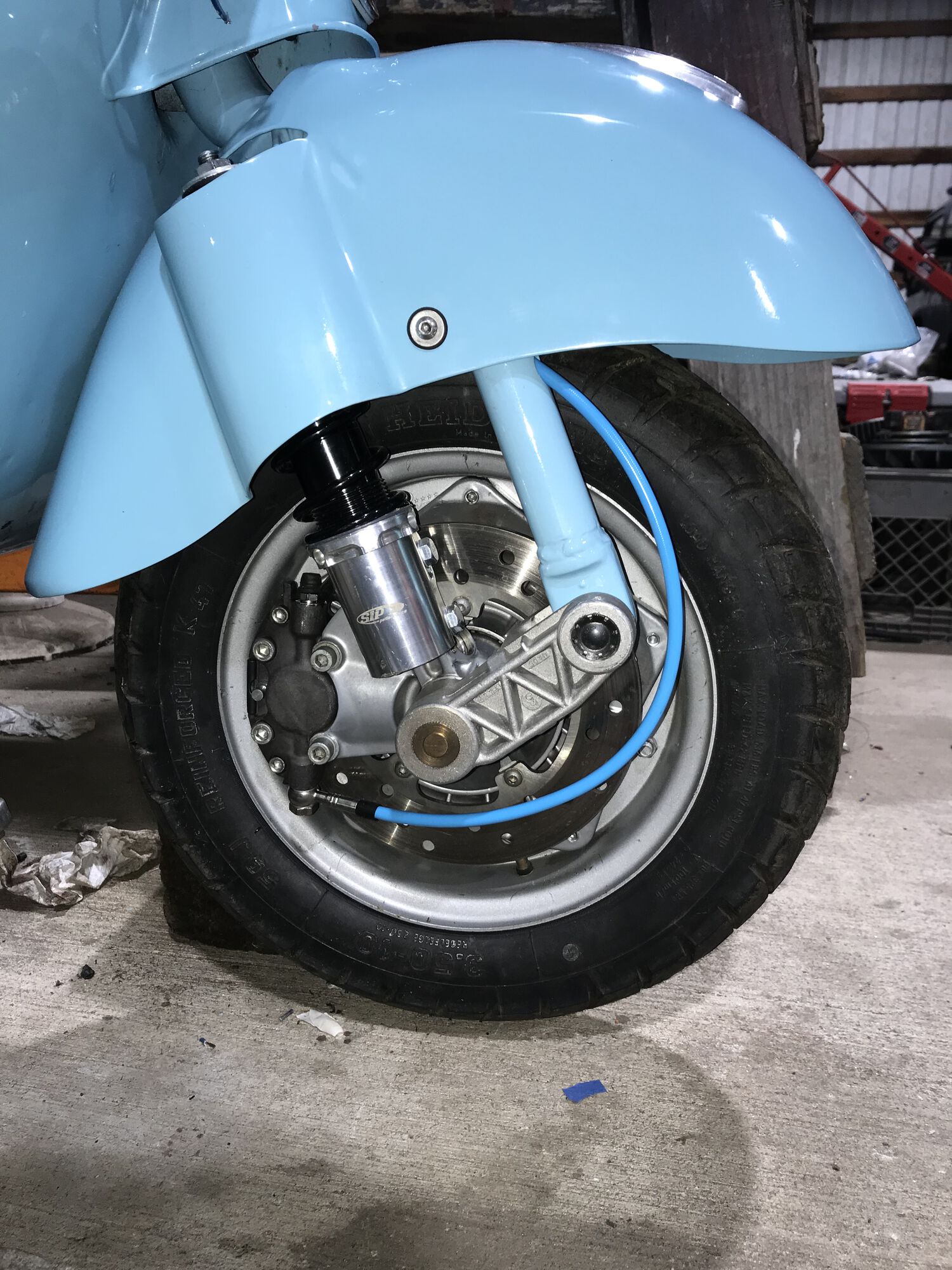 The Grimeca caliper is definitely not flashy, but they work very well and are very reliable.