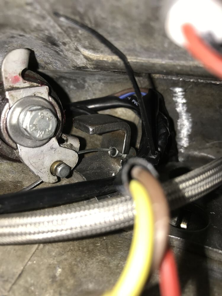 Pic of the stock pulley installed