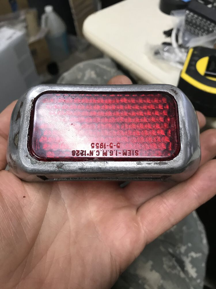 I got a replacement red lens from Clauss. I purposely installed the lens upside down because the lens prisms made the LEDs brighter that way.