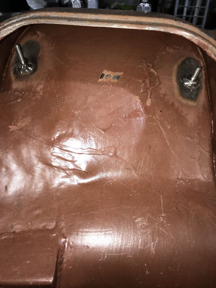 M6 studs welded into place