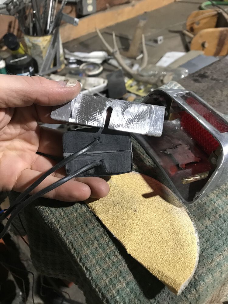 I scuffed you the aluminum and the back side of the LED modules