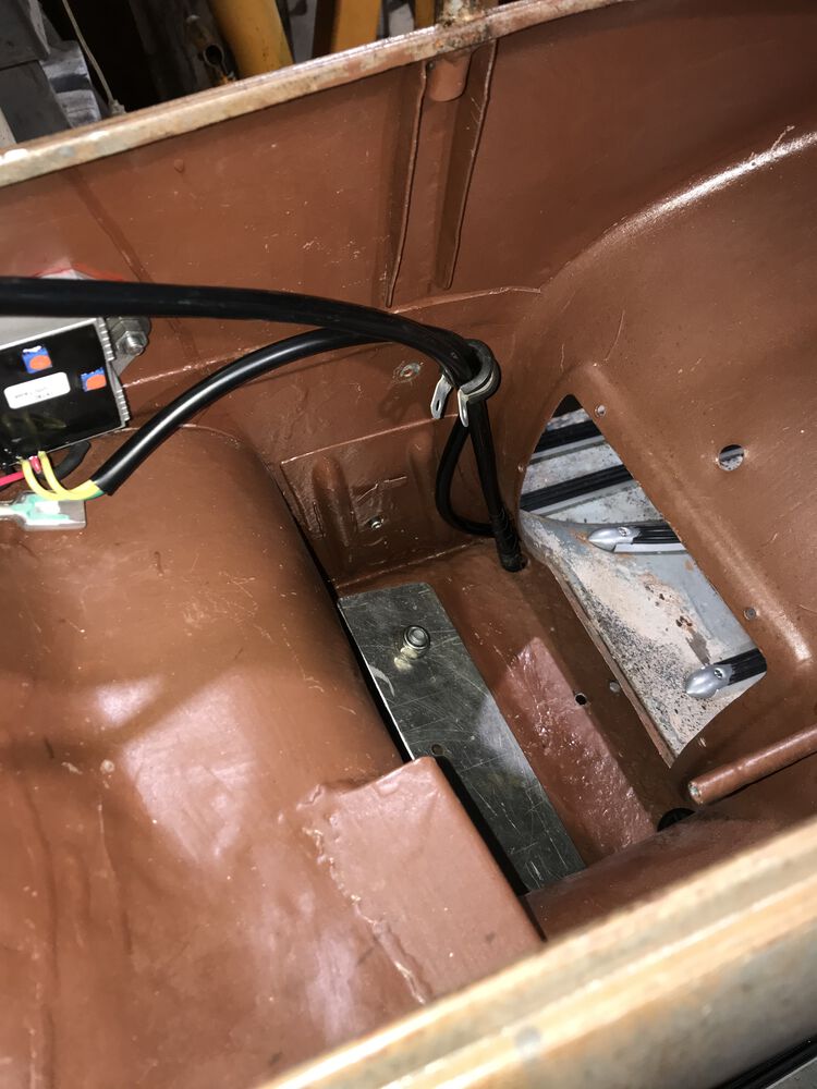 I'm trying to keep the harness clean and inconspicuous when the carb door gets opened. I still need to anchor the wires down.