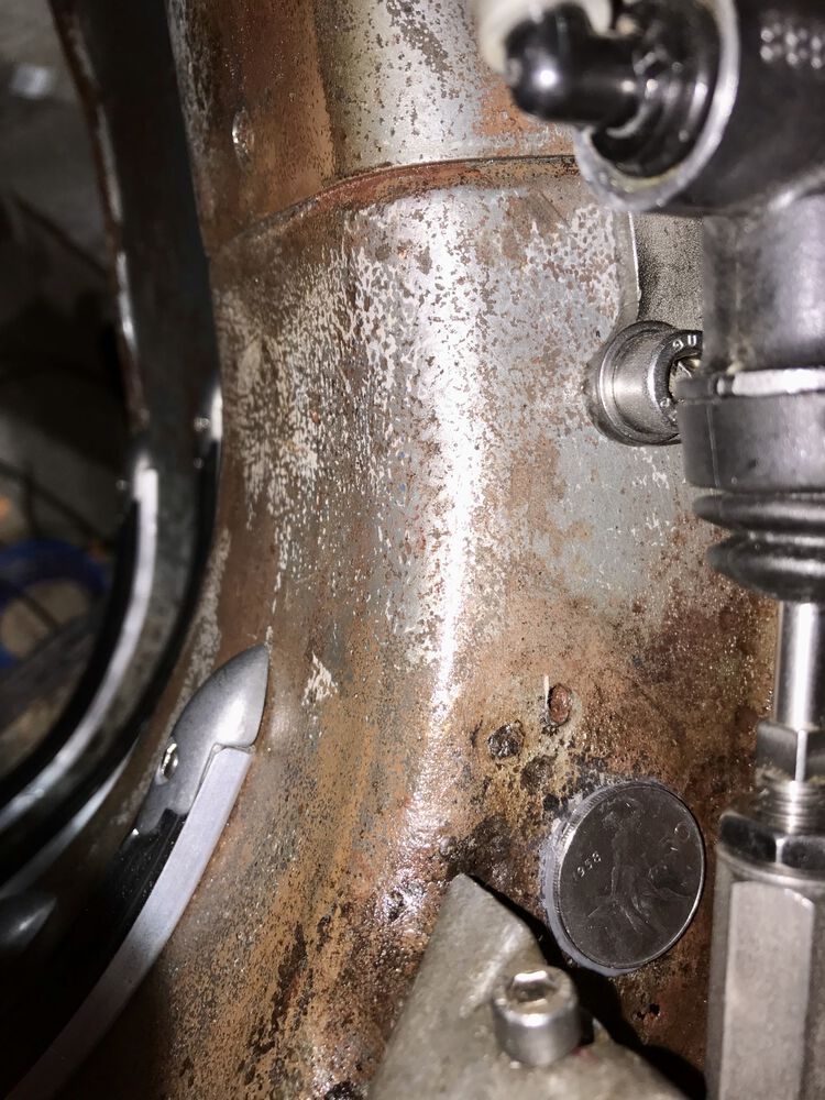 what it looks like epoxied into place. It should look better with a shot of rattle can clear coat over the top of it.