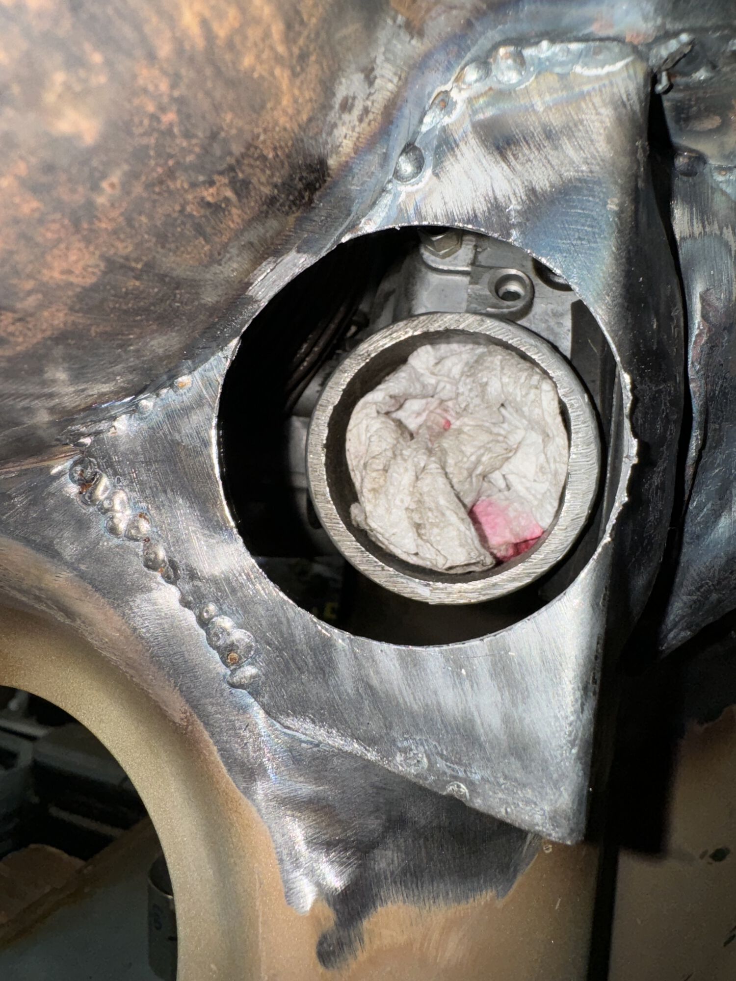 pic from inside the frame