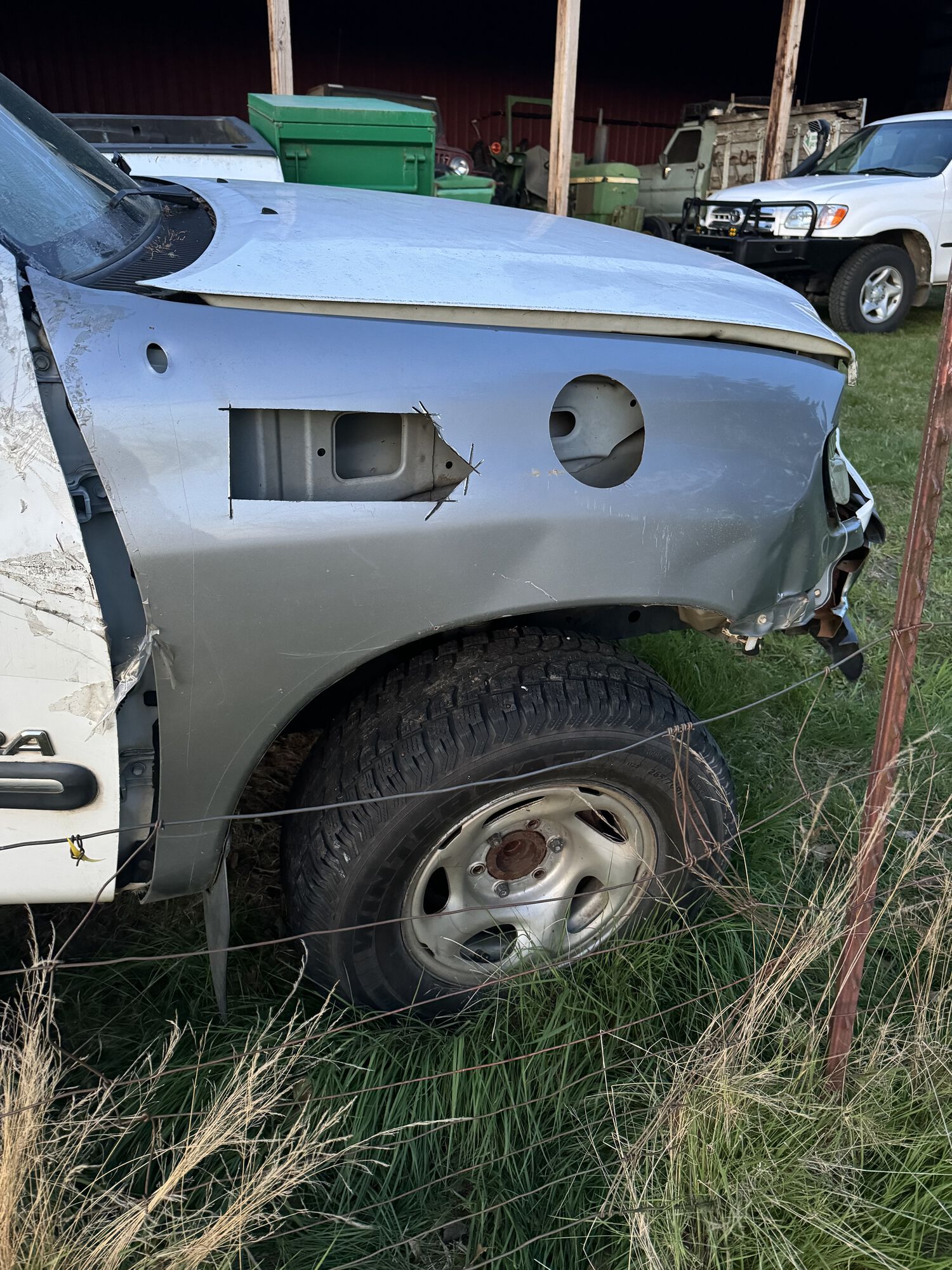 my parts truck donated the rectangular piece of sheetmetal