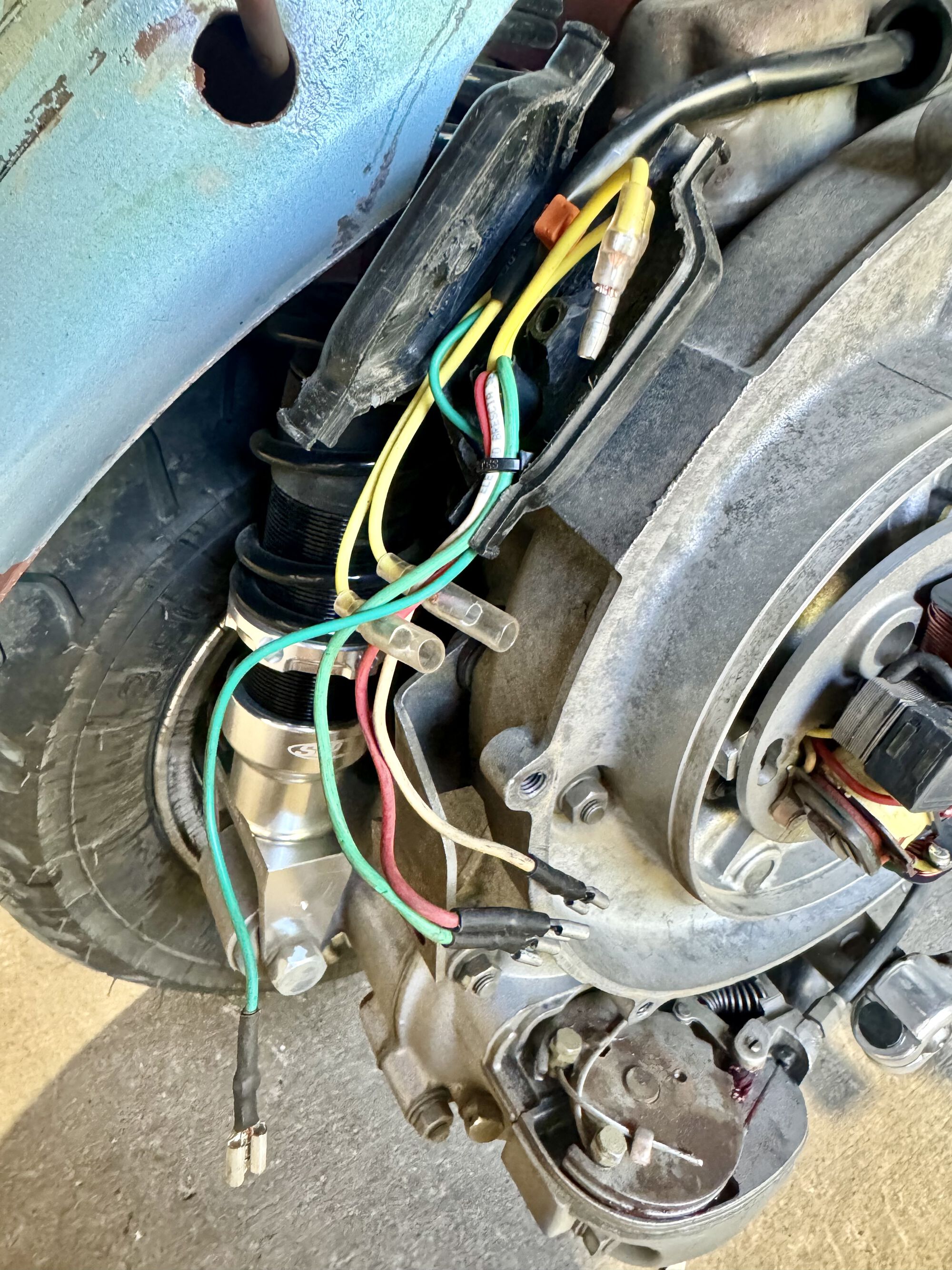 unplug the PX stator wires