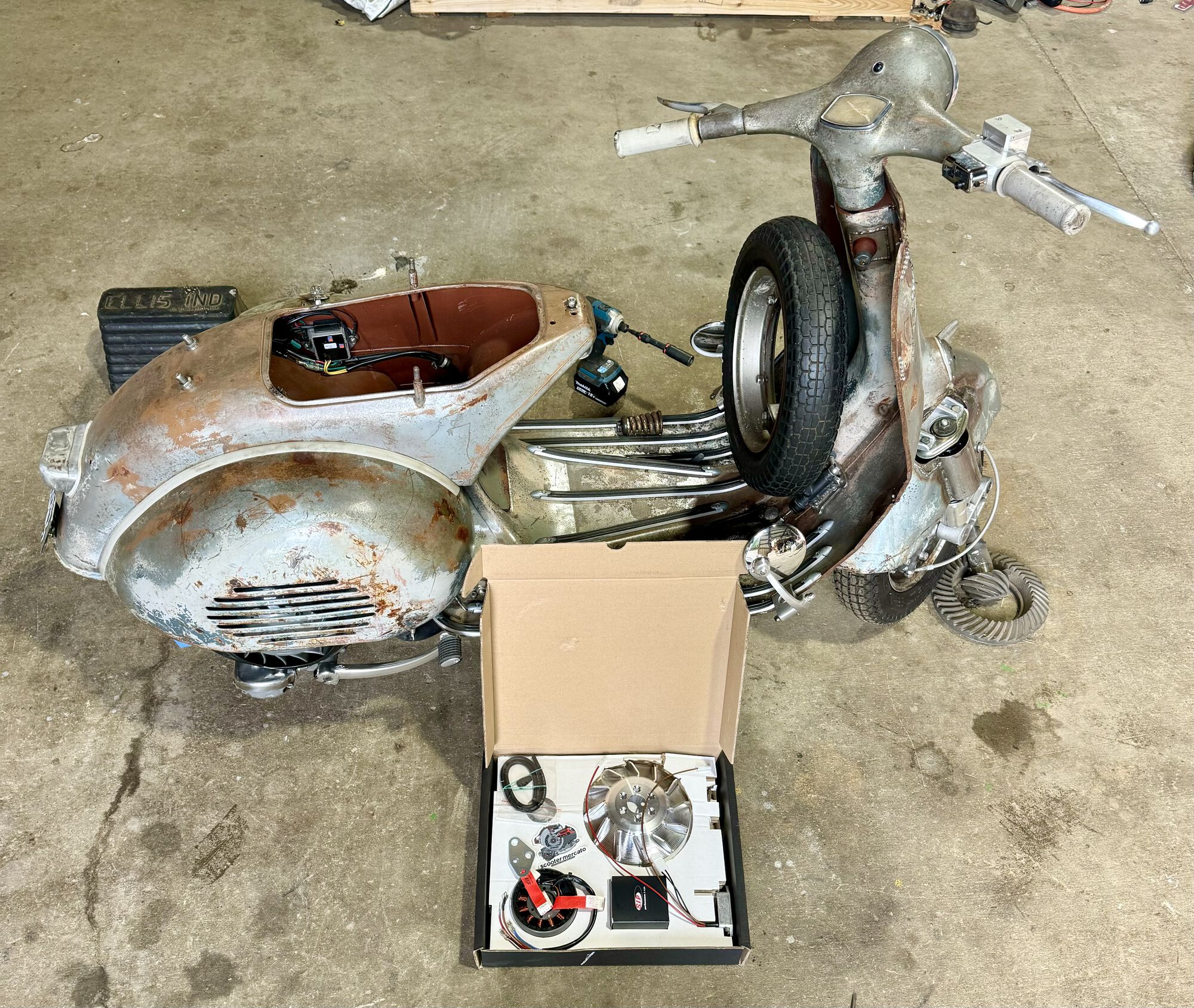 i bought the kit from scooter mercato