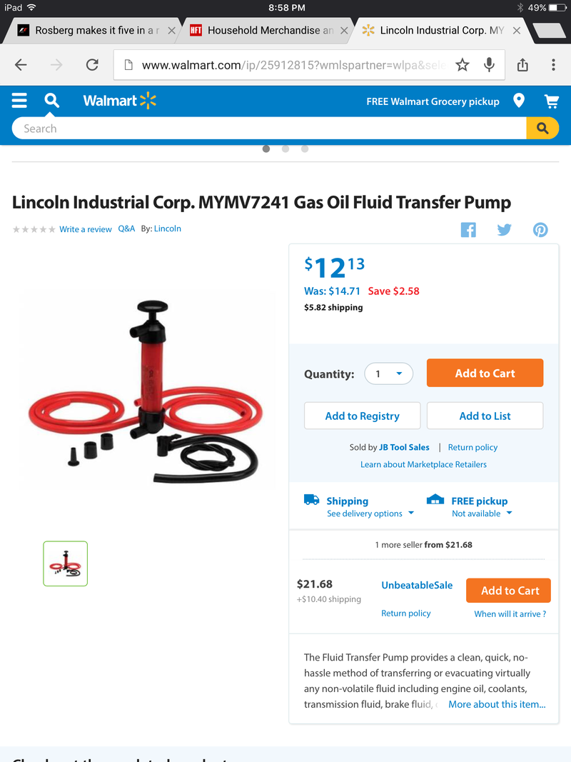 Modern Vespa Fastest way to Drain Gas??