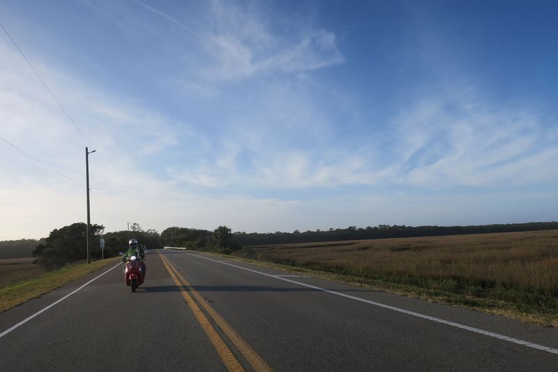 On the causeway between Little and Big Talbot Islands on A1A.