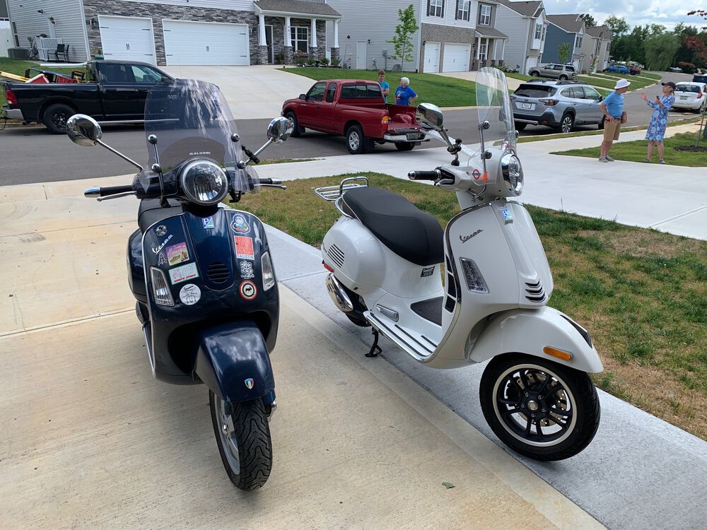Modern Vespa : First long ride on the GTS300