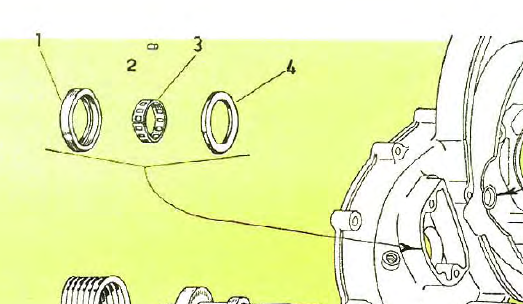 bearing from vbc parts book