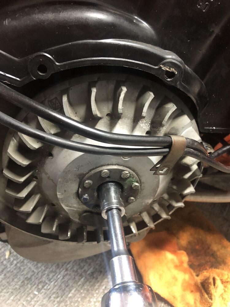 It's turning over