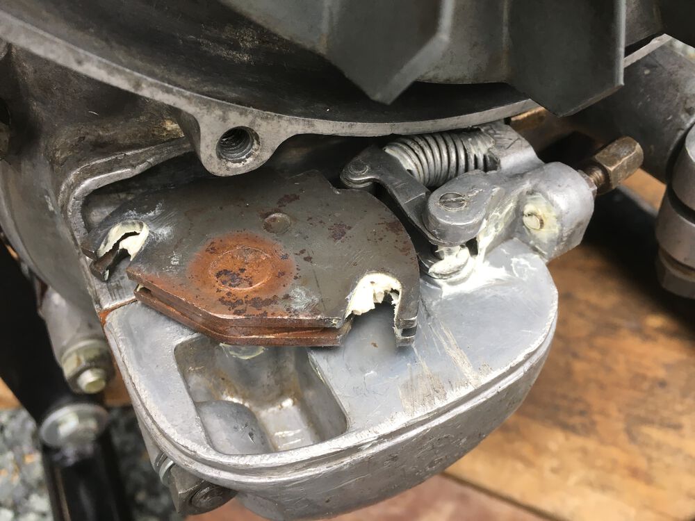 The selector lever roller is a tad off